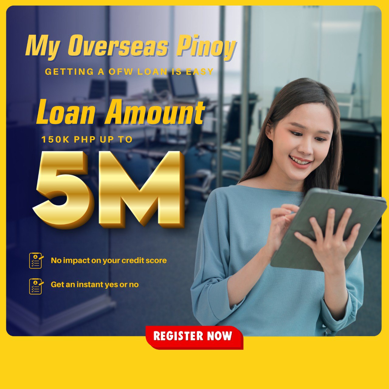 OFW Personal Loan online application platform illustration